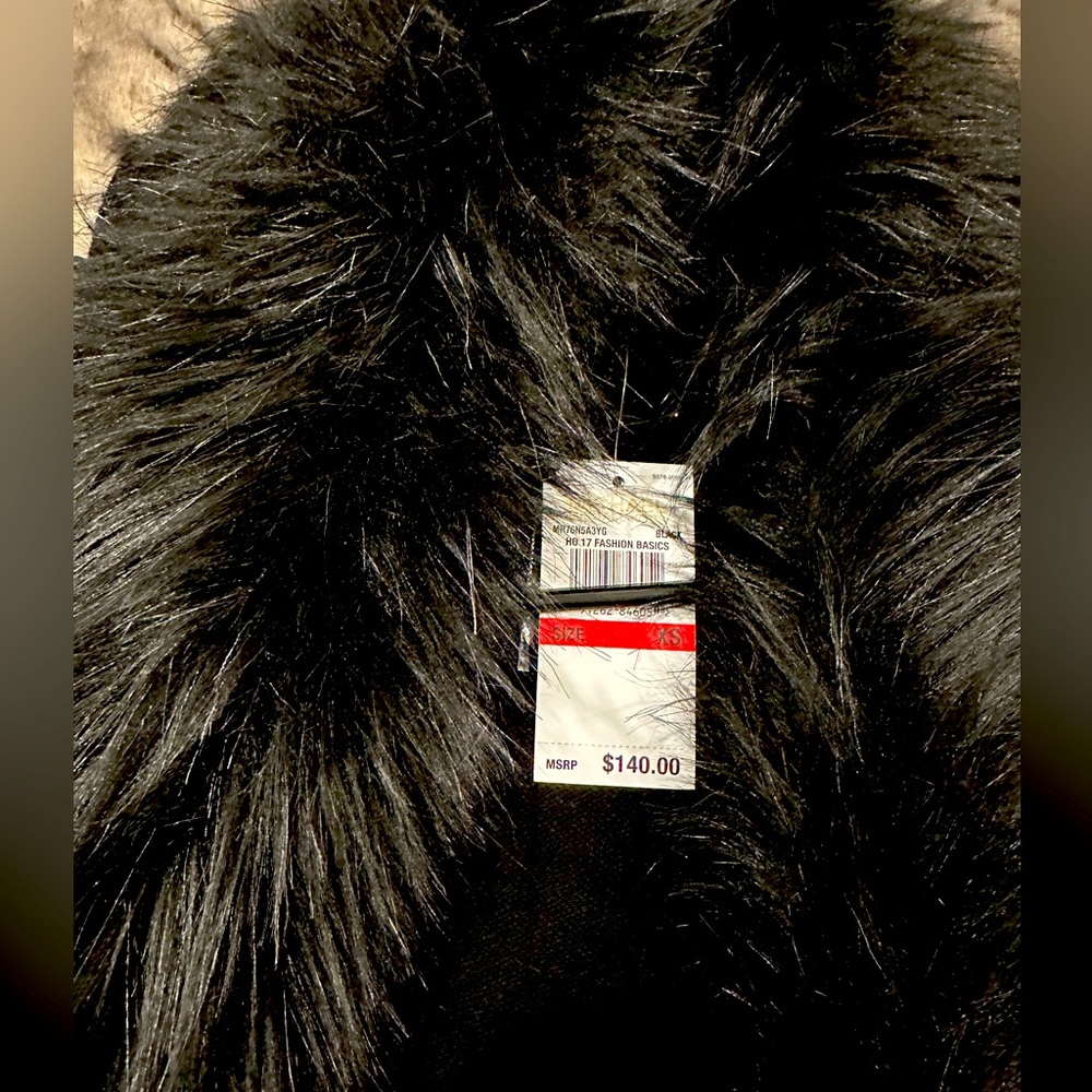 Micheal Kors Fur Sweater Vest